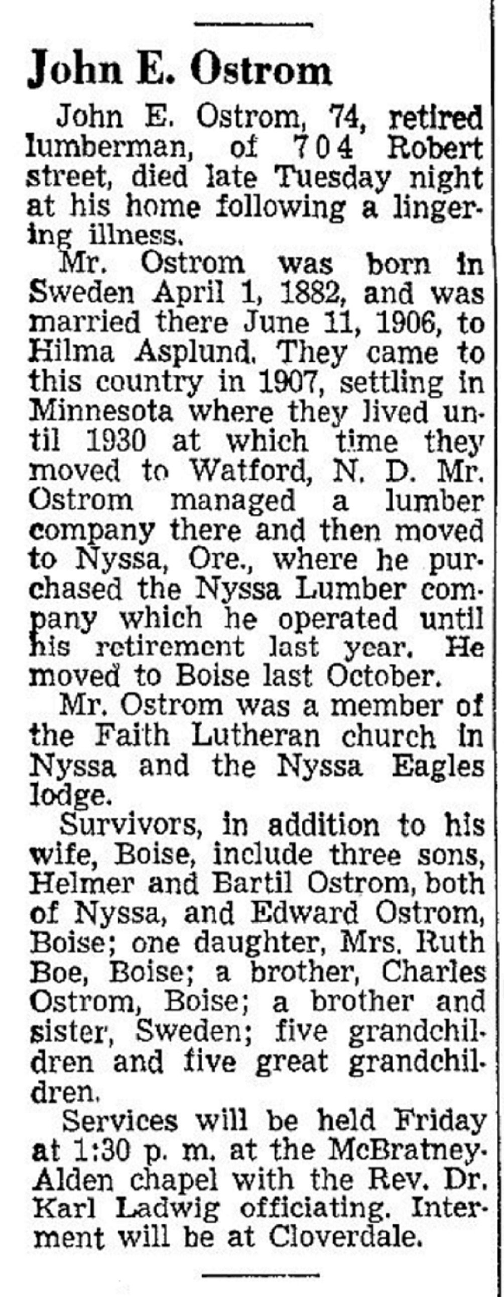 John Edward Ostrom