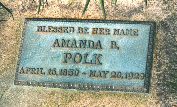 Amanda B. Polk Headstone, Washington