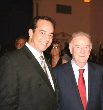 Paulo Quintela and President Jorge Sampaio