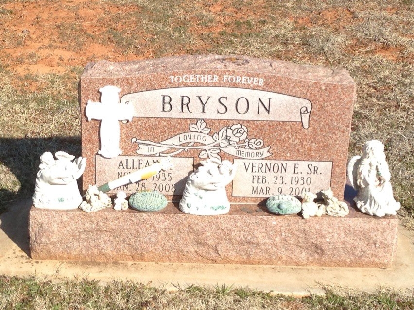 Vernon E. & Allean Bryson gravesite