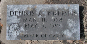 Dennis A Kremer's Gravesite
