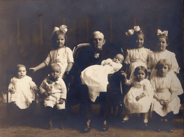 A.W.Bugbee w/ grandchildren