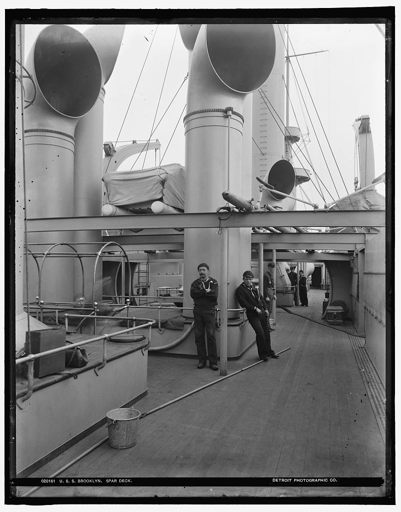 U.S.S. Brooklyn spar deck