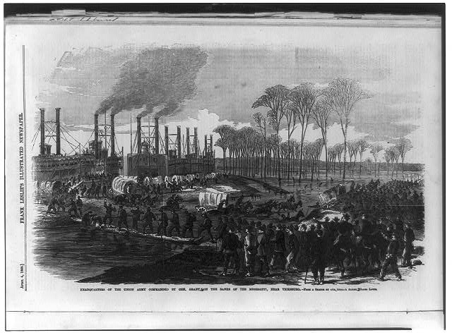 Headquarters of the Union Army commanded by Gen. Grant,...