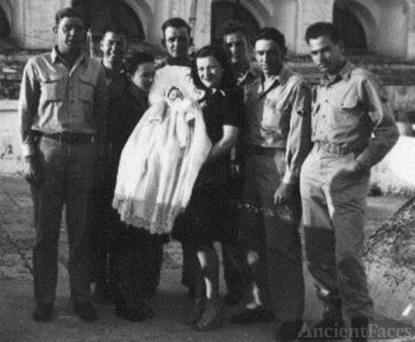 Gilleland & Cortez family, 1943 Italy