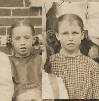 Edith and Rowena Marsh, schoolgirls