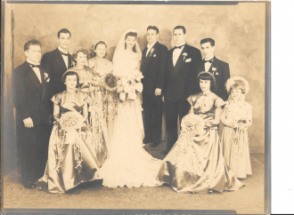 Wedding Maurice and Louise Gilbert