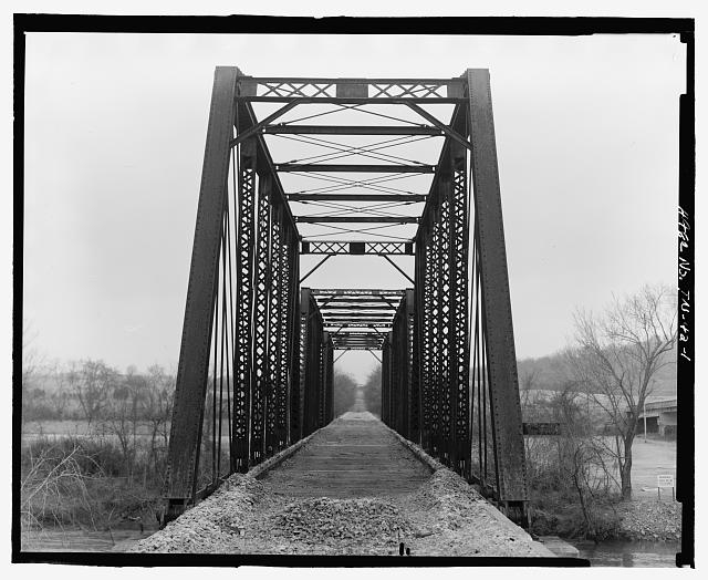 1. Barrel shot, showing portal bracing span 1 and spans 2...