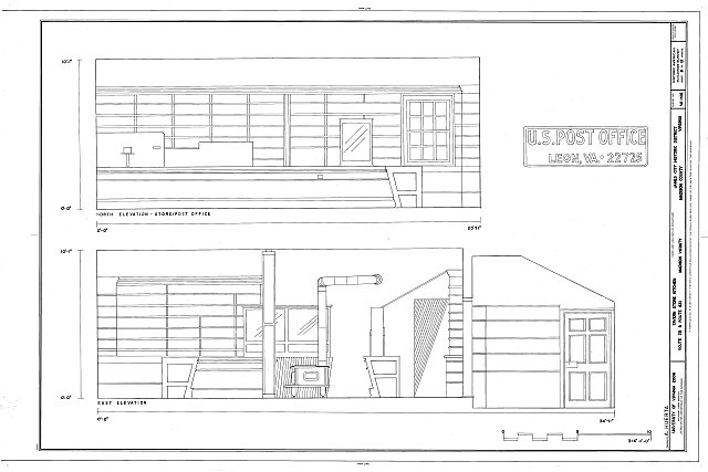 Interior elevations - Tavern-Store-Kitchen, Route 29 &...