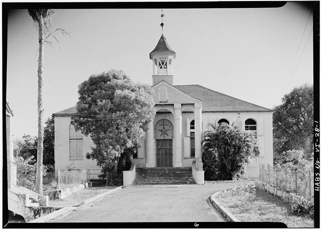 1. NORTHWEST (FRONT) ELEVATION - Moravian Church, King...