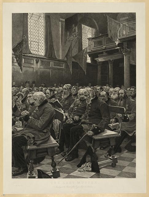 The last muster / painted by Hubert Herkomer ; engraved...