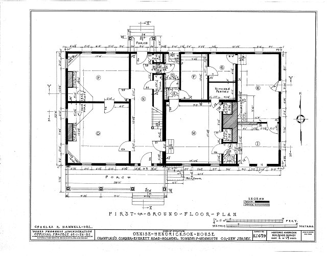 HABS NJ,13EV.V,2 (sheet 2 of 17) Denise Hendrickson...