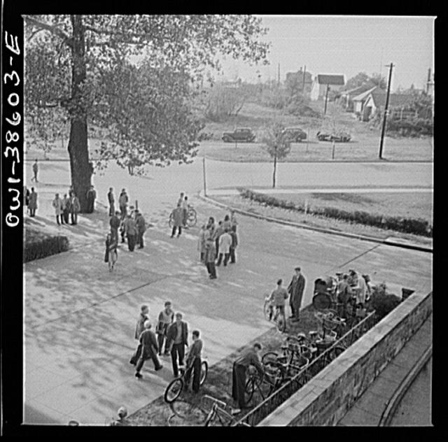 Washington, D.C. Students leaving Woodrow Wilson High School