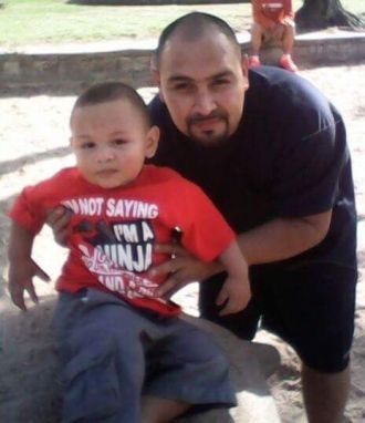 Jesse Benavides and Jesse Jr.