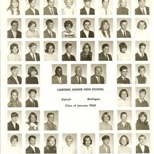 Class Group Photo Harding Junior High School