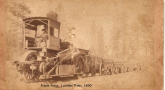 California lumber train