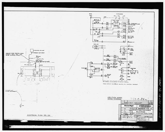 214. Photocopy of drawing (1983 electrical drawing by...