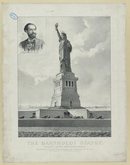 The Bartholdi Statue--Bedloe's Island, New York...