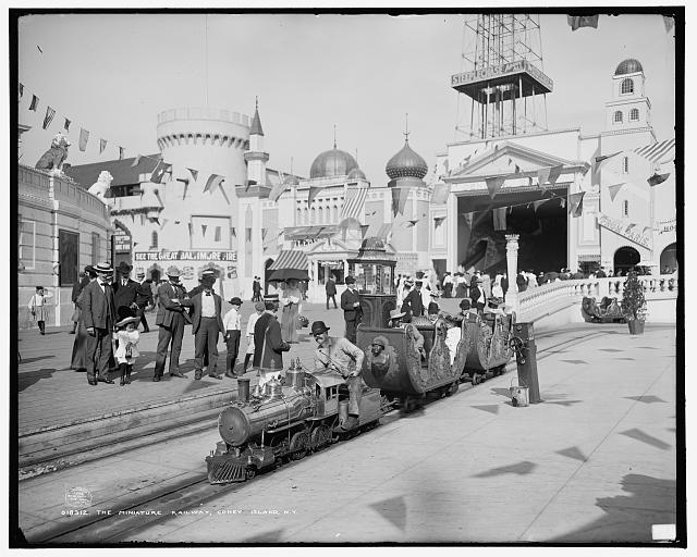 The Miniature railway, Coney Island, N.Y.