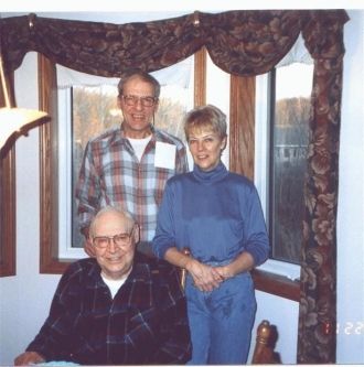Grandpa (John) Carol & David Glowartz
