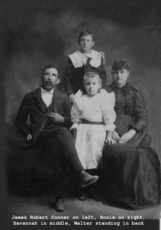 James Robert Conner and family