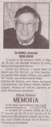 Tony Di Lorio Tony Di Lorio