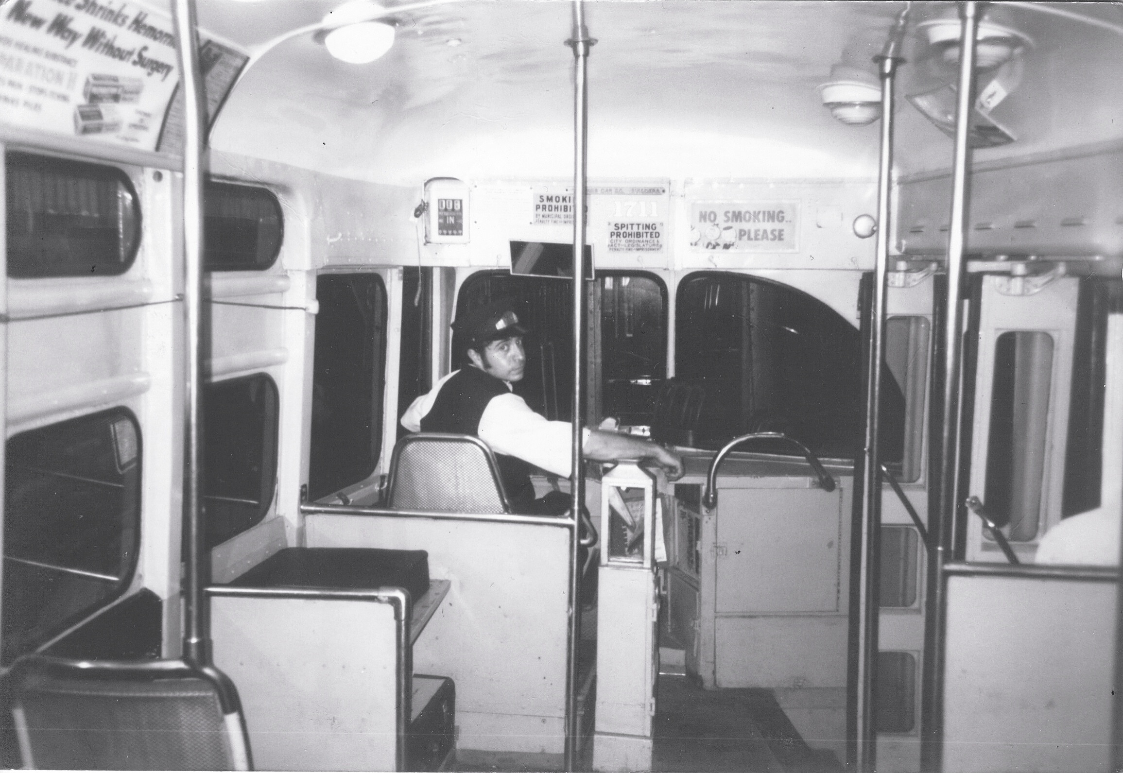 "MR CONDUCTOR" Schmude Operating A Pittsburgh Railways PCC "T" Car