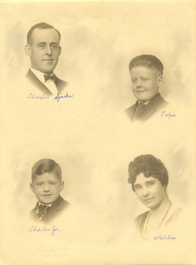 Charles Reed Sparks family