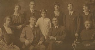Lydia (Folk) Wells family