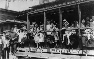 Trolley Brooklyn 1913