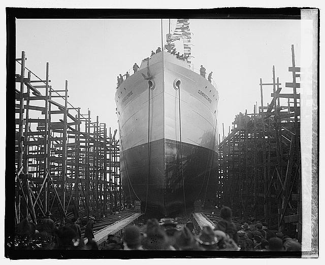 Va. ship launching of Clemence C. Morse (delivered)