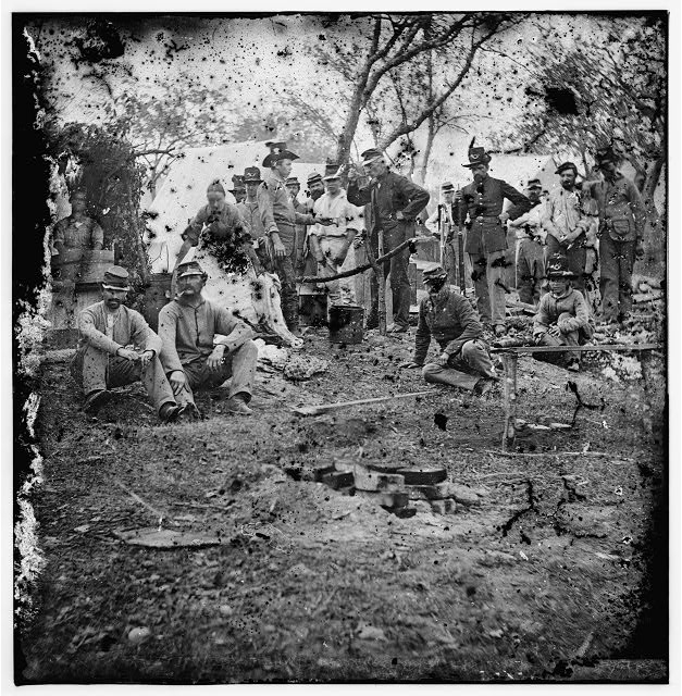 Captain Ballerman's kitchen. Tasting the soup