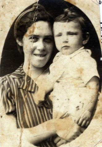 Moshe & his mother 