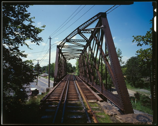 "BARREL SHOT" OF BRIDGE - Central Massachusetts Railroad,...