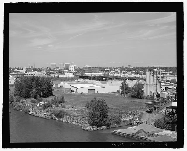 General perspective view of the viaduct, view looking...