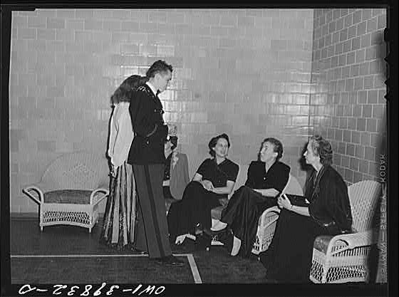 Washington, D.C. Walter Spangenberg and his date talk to...