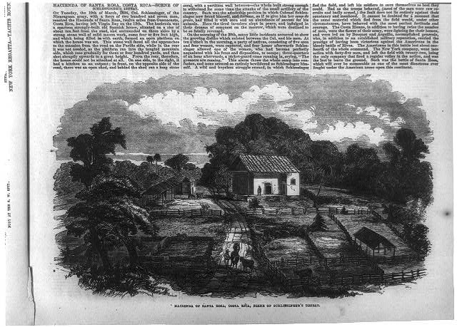 [Gen. Wm. Walker's Exp. in Nicaragua]: Hacienda of Santa...