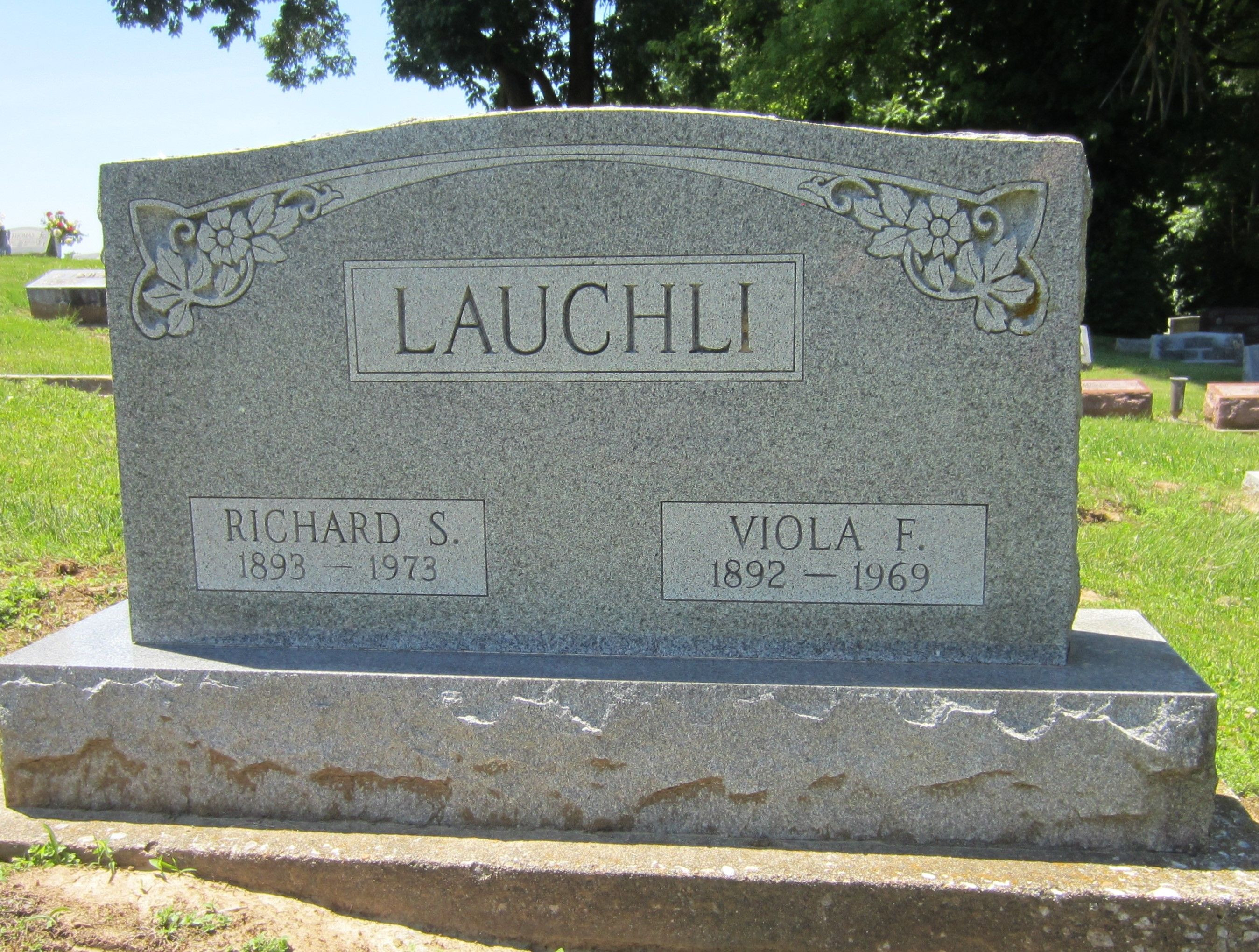 Richard and Viola Lauchli Gravesite