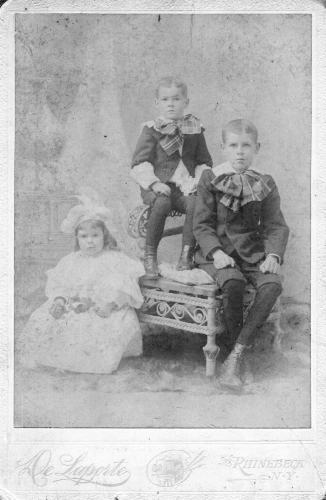 Three of Lafayette Milroy's children