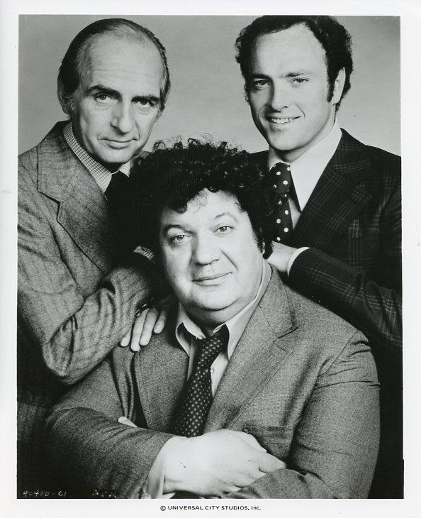 Dan Frazer with Kojak Cast Members.