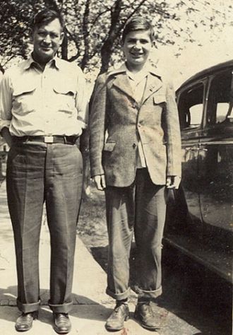 My Dad, William E Ramage and me