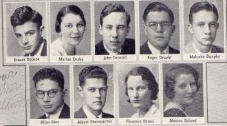 Ernest Dobson 1933 CA Lowell High School