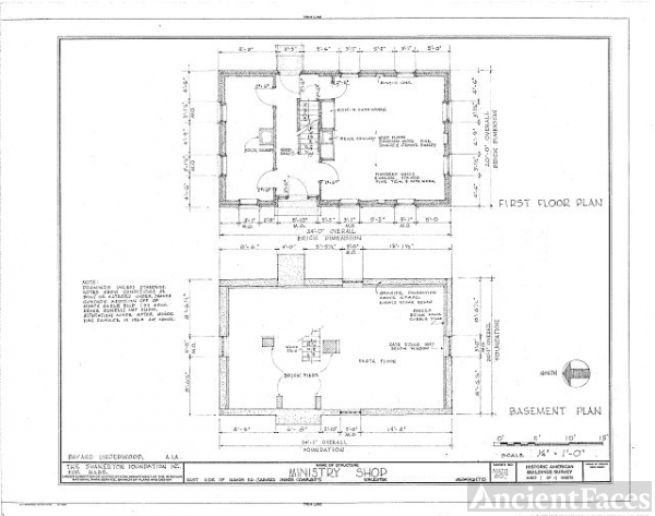 HABS MASS,14-HARV,9- (sheet 1 of 4) - Shaker Ministry's...