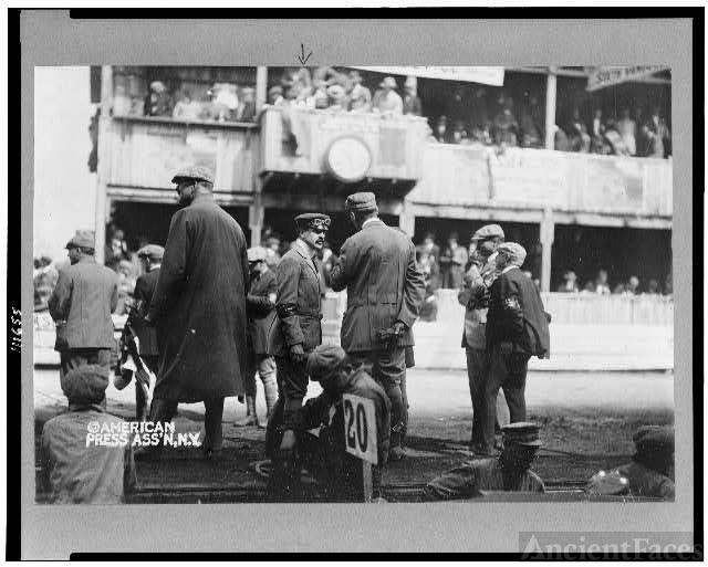 [William Kissam Vanderbilt, II, fulllength, standing on...