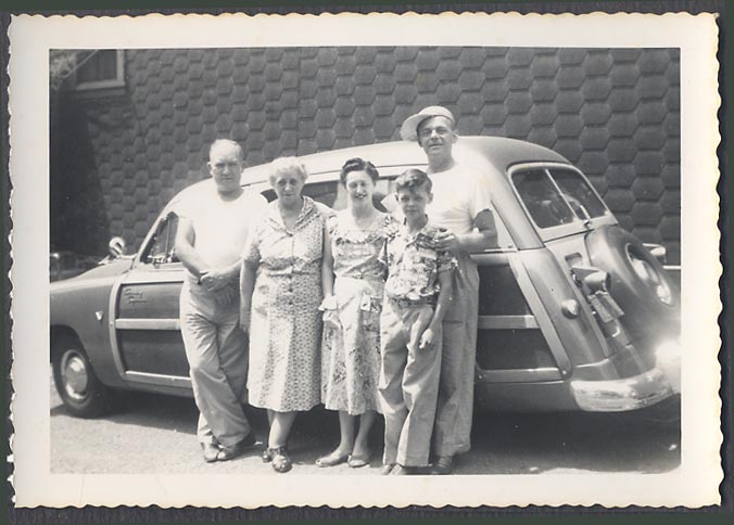 Emmering family & 1951 Station Wagon