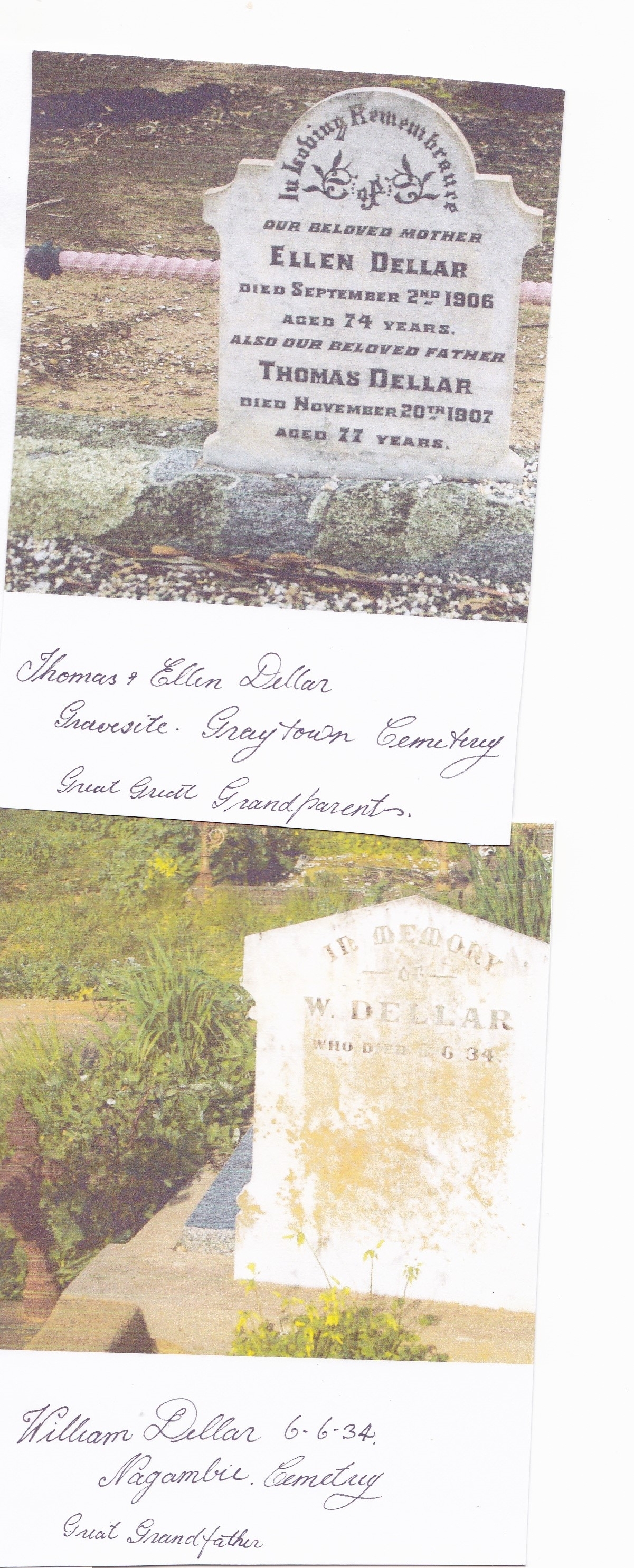 William Dellar gravesite