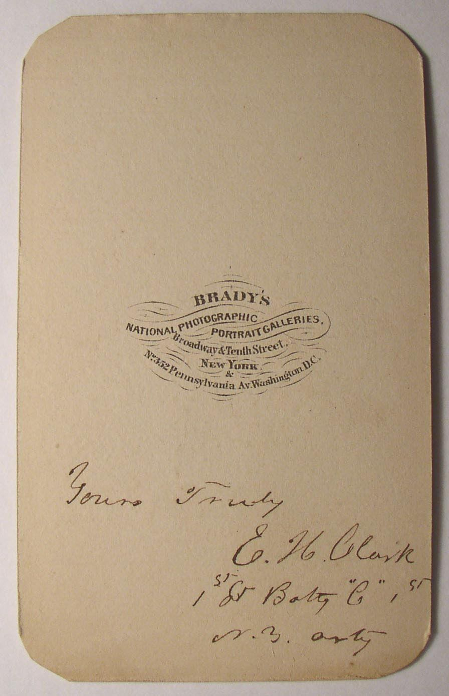 Eli H. Clark (back of photo)