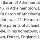 A photo of Sir William Martin, Baron of Athelhampton