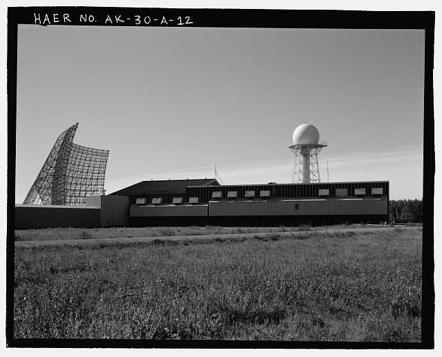 12. View from east side of corner of transmitter building...