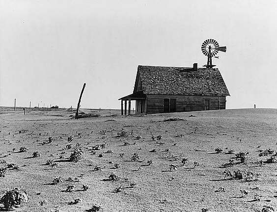 Dust Bowl farm, Texas